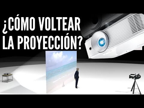 How to flip the projector image?