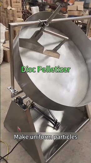 Disc granulator on-site test machine # desnow agent # organic fertilizer # compound fertilizer