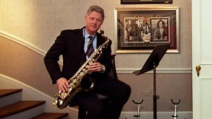 Is Bill Clinton actually good at the saxophone?