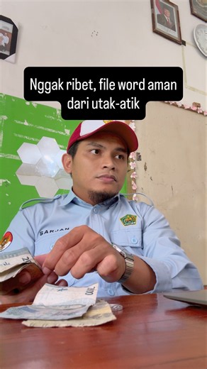 Cara mudah lindungi file office word #gurumadrasah #tips #shorts