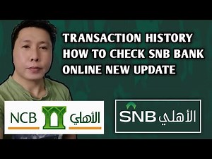 SNB - HOW TO CHECK TRANSACTION HISTORY SNB MOBILE APPLICATION
