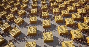 Watch 100,000 AI Agents Navigating Maze with Collision in UE5