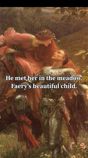 la belle dame sans merci by john keats#painting #poem #johnkeats