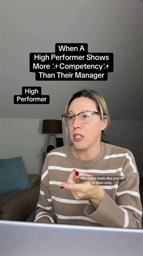 Corporate Burnout on Instagram: "Many high performers are way more efficient and competent than the management and leadership teams they work under. Unfortunately, in an unhealthy workplace this level of efficiency and competency from high performers can put a target on their back. Especially when working under an insecure and incompetent manager. Look familiar? . . . . . #corporatelife #corporateculture #highperformer #workproblems #corporate #officelife #managersbelike #9to5life"