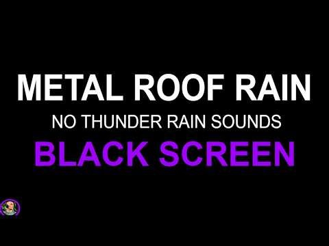 Rain On Tin Roof, Heavy Rain No Thunder, Soothing Relaxation, Rain Sounds For Sleeping, Sleep Aid