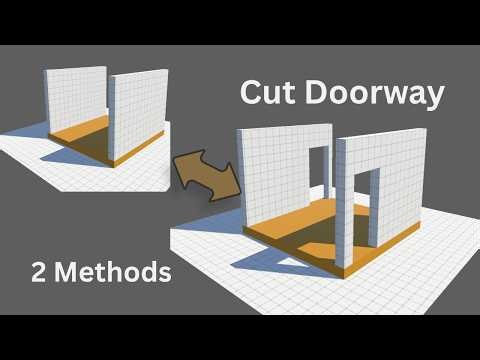 How to Create a Door Opening in Unity ProBuilder (2 Methods)