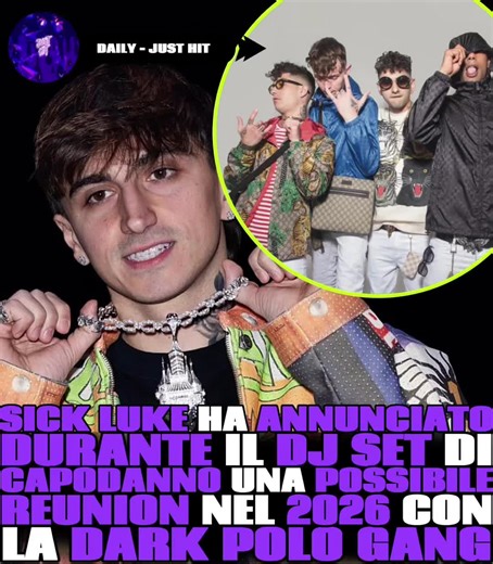 🕵🏻‍♂️ Dopo i vari indizi rilasciati nelle ultime settimane dai vari componenti della Dark Polo Gang 🎰 e di un disco in contratto 📄 pensiamo veramente che questo 2026 potrebbe essere l’anno giusto per l’uscita del progetto DPG 👀 Che cosa ne pensi❓ #sickluke #darkpologang #reunion #trapitalia