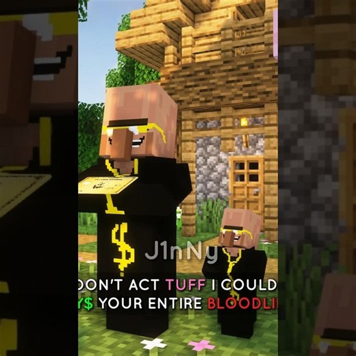 Don't Act TUFF 😐💀#minecraft