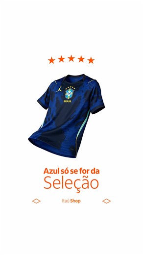 Azulzinha do Brasil no Itaú Shop: frete grátis e 10x