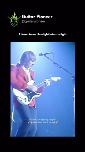 Guitar Pioneer on Instagram: "Rush performs “Limelight” during their Moving Pictures Tour at Montreal Forum on March 27, 1981 — as Alex Lifeson turns Limelight into starlight, his guitar solo glows with emotion and precision, illuminating the stage like pure sonic poetry. Alex Lifeson, born Aleksandar Živojinović on August 27, 1953, in Fernie, British Columbia, is the legendary guitarist and co-founder of the Canadian rock trio Rush. Known for his innovative use of complex chord voicings, shifti