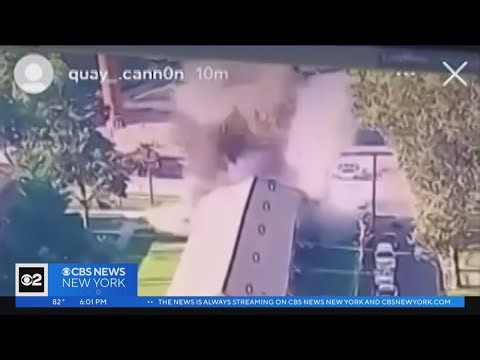 Video shows explosion at Newark apartment building