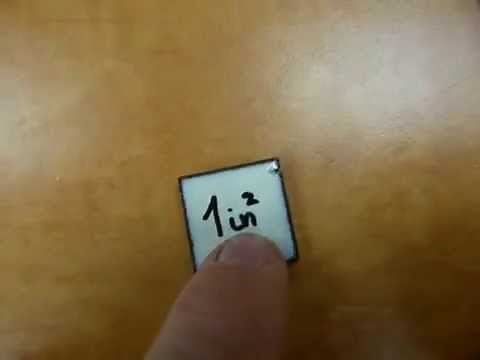 What`s a square inch? Or a square foot?