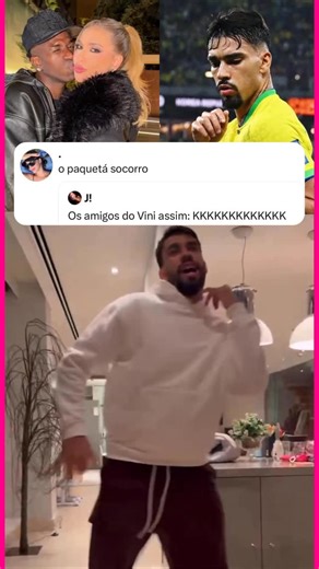 Fofoquei on Instagram: "O Paqueta fazendo o passinho da Virgínia 😂 Siga @fofoquei para ver mais! 📹 Vídeo Reprodução @dudafournier Equipe Fofoquei / João"