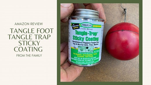 Watch Tanglefoot Tangle Trap Sticky Coating Brushable 8oz Review on Amazon Live