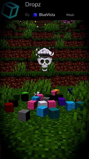 Minecraft Small Portals + Dropz Mod Showcase ⚡ Crazy Loot & Tiny Portals! #shorts