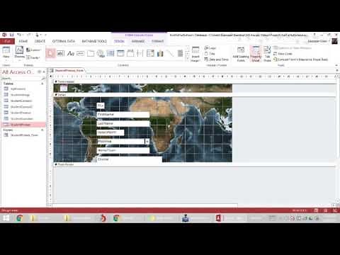Remove Background Image | MS Access Database 18