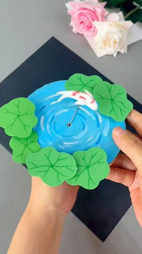 49K views · 291 reactions | Craft Featuring a Fish and Lily Pads in a Pond #ParentChildCraft #HandmadeDIY #FishCraft #LilyPadCraft #PondCraft #KidsActivities #CreativeCrafts #DIYProjects #FamilyFun #HandsOnLearning #NatureCrafts | paper craft ideas | Facebook