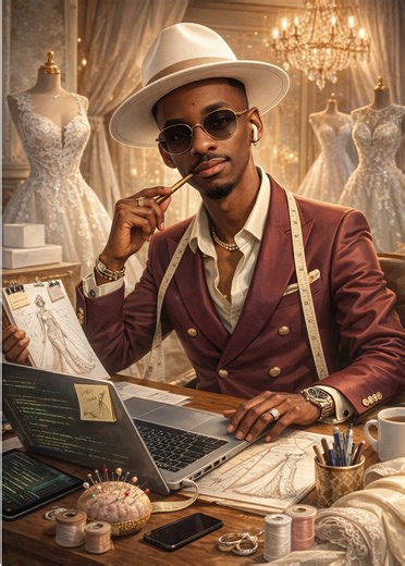 Service beyond the sketching and tailoring. Honor and respect for our brides and craft🤍 #Bellesreveriesbymolefe #zimbabwean #weddingdressdesigner