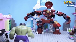 LEGO NEXO KNIGHT BATTLE ROBOT IRON MAN | STOP MOTION CARTOON FOR CHILDREN