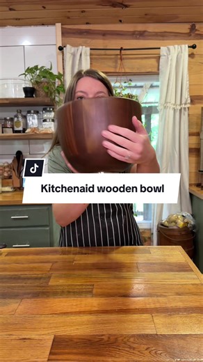 KitchenAid Wooden Bowl: Beautiful Sourdough Mixer Upgrade