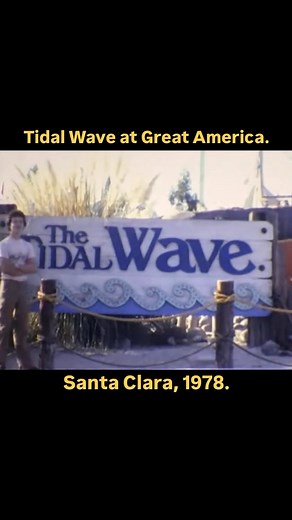 Retro Bay Area on Instagram: "Tidal Wave at Great America. Santa Clara, 1978. The Tidal Wave at Great America opened in 1977 and closed in 2002. It was the first new roller coaster added to Great America after it first opened in 1976 For pure roller coaster fun, the Tidal Wave was hard to beat. It remained in service from 1977 through 2002 in its original location. After 1998 it was renamed as Greased Lightnin’ and then ultimately removed after the 2002 season. It soon afterwards reappeared — in