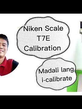 Weighing Scale | Niken Scale T7E | Calibration | Adjustment | Tagalog Tutorial