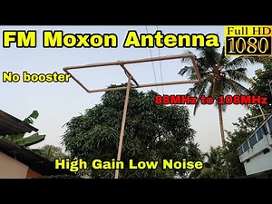 How to make FM Moxon Antenna At home | High Gain FM antenna Homemade