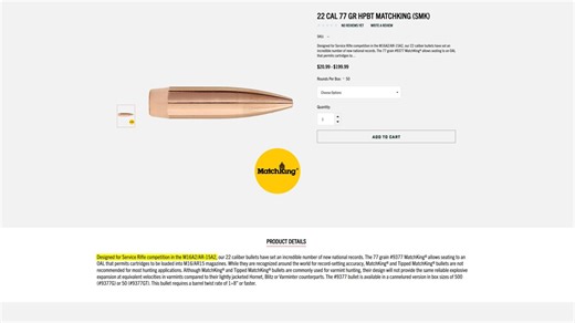 TESTED: Sierra .22 Caliber 77 Grain MatchKing – Ultimate Reloader