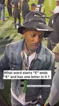 What word starts "E" ends"E" and has one letter in it ?