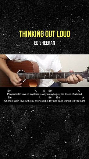 15K views · 305 reactions | Thinking Out Loud - Ed Sheeran | Guitar Tutorial | Boss Biong | Facebook