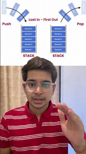 Stacks and Queues Explained | Data Structures for Beginners #coding #education #techshorts