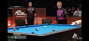 Y así pasa a la final del Abierto de parejas Mixtas la pareja legendaria! Jesus Atencio Pool Player junto a la leyenda Allison Fisher MBE estan a un paso de ser campeones!! La final se juega mañana contra la pareja conformada por Rita Chou (Taipei) y Konrad (Polonia) | Billar Pool Latino