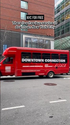 Free Bus Service in Downtown NYC / Lower Manhattan: the Downtown Connection 🚗 #nyc #manhattan