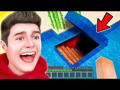 Ich BAUE eine GEHEIME UNTERWASSER BASE auf der YOUTUBER INSEL (Minecraft)