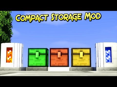 Compact Storage Mod | Guarda Tus Recursos Con Estilo | Minecraft 1.12.2 – 1.7.10 | Review En Español