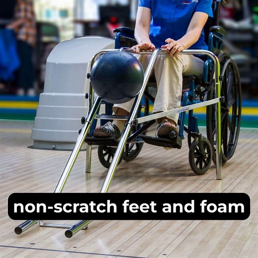 Discount Ramps EZ-Bowler Bowling Ramp Helper for Kids, 20 lb. Capacity, Silver