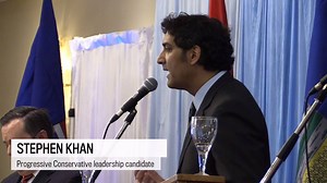Watch: Progressive Conservative leadership candidates Jason Kenney and Stephen Khan during an exchange in the debate. Read More: http://edmontonjournal.com/news/politics/hundreds-expected-at-edmonton-pc-leadership-debate | Edmonton Journal