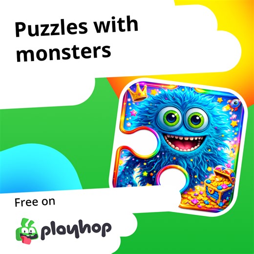 Puzzles with monsters: Play Online For Free On Playhop
