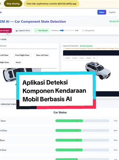 SMART VEHICLE AI DETECTION SYSTEM – YOLOv8 ENTERPRISE DESKRIPSI: Sistem AI berbasis YOLOv8 untuk deteksi, tracking, analisa, dan monitoring kendaraan secara real-time menggunakan CCTV / IP Camera / Drone / Dashcam dengan integrasi database dan dashboard analytics. FITUR INTI DETEKSI: - Real-time multi-vehicle detection (mobil, motor, truk, bus, trailer) - Multi-class classification - Object tracking (ID unik per kendaraan) - Confidence score & accuracy monitoring - Custom training dataset FITUR 