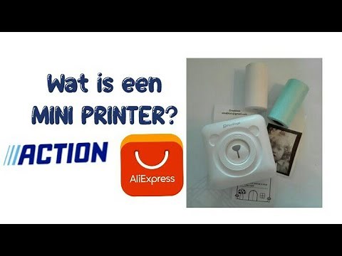 290. Mini Printer Action Hoe werkt het, wat kun je ermee?