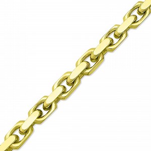 Solid 14k Yellow Gold Heavy Anchor H-link Chain Italian Necklace - Etsy
