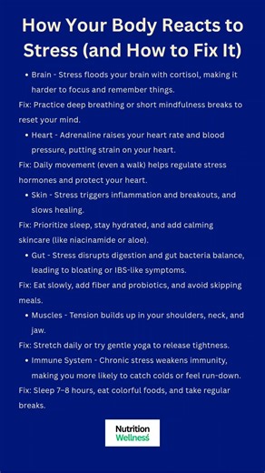 How Your Body Reacts to Stress (and How to Fix It)