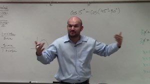 How to find the exact value using the half angle formula for cosine