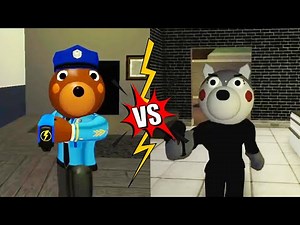 ROBLOX Piggy 2 NEW DOGGY OFFICER vs WOLFY T.S.P Jumpscares. INFECTEDDEVELOPER'S PIGGY