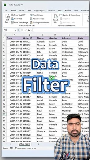 New Excel Data Filter Trick Most Users Don’t Know! 🔍⚡ #exceltips #excelshorts