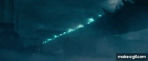 Ghidorah and Godzilla Antarctica Fight Scene on Make a GIF