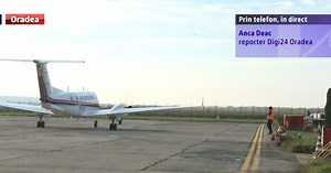 S-au reluat zborurile pe aeroportul din Oradea. Aseară a aterizat primul avion, după o întrerupere de 9 luni