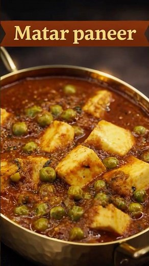 Dhaba Style Matar Paneer in 60 Seconds 😍 | Easy Indian Curry #shorts #recipe #cooking