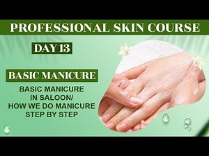 Professional Manicure step by step / How we do Basic Manicure at saloon