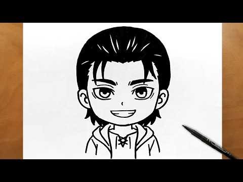 Draw Eren Yeager (Chibi Version) | Attack on Titan Art
